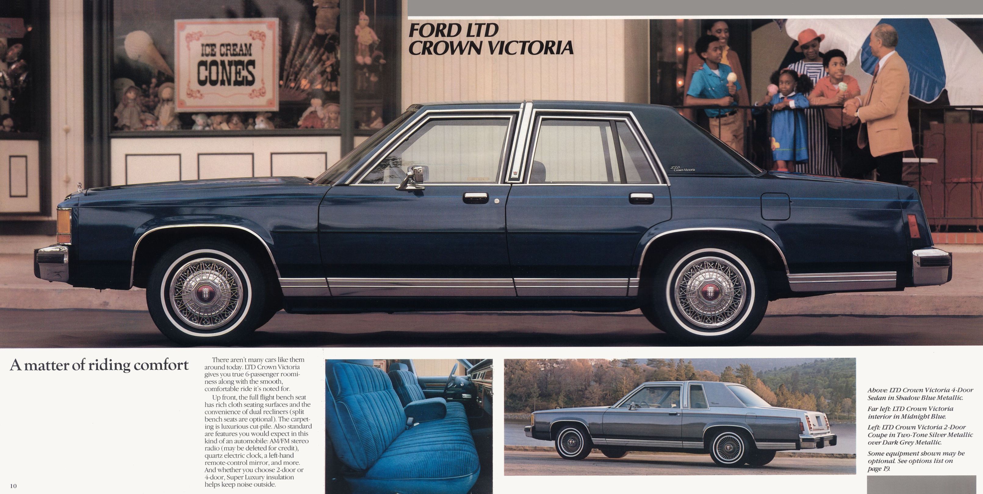 1986 Ford LTD Crown Victoria Brochure Page 3